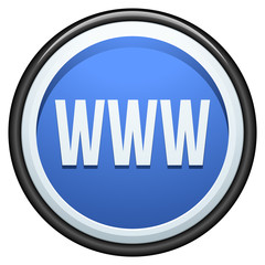 WWW World Wide Web button