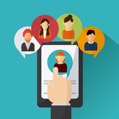 Social network design 