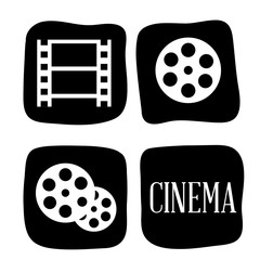 Cinema icons design 
