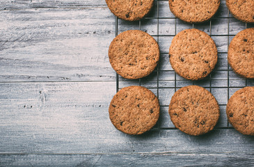 Cookies with chocolate