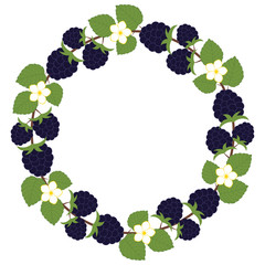 Blackberry wreath