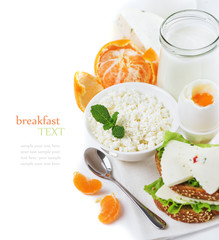 Delicious healthy breakfast
