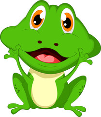 cute frog cartoon