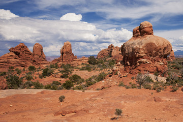 Fototapeta na wymiar Arches National Park landscape 
