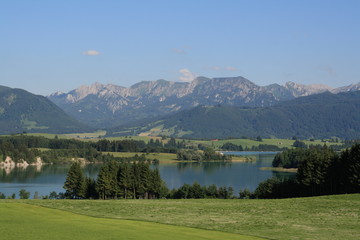 Fototapeta premium Alp Lakes in Germany, year 2009