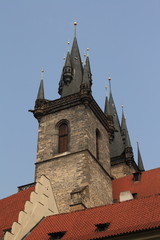 Fototapeta premium The view of Prague, Czech Republic, 2010