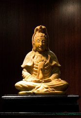 Jade sculpture of Guanyin, Goddess of Mercy in China