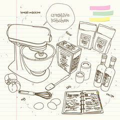 knead machine, home baking