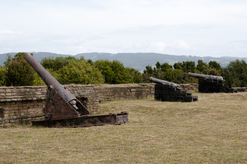 Ahui Fort Cannons - Chiloe Island - Chile