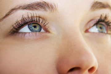 insightful look blue eyes