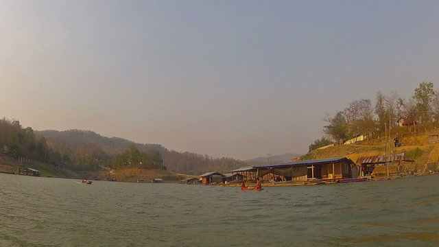 Life on the lake/Sirikit dam, northern Thailand
