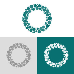 Letter O logo icon design template elements