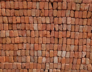 Abstract background of stacked bricks