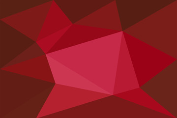red low poly background - 97920914