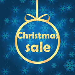 Christmas sale tag