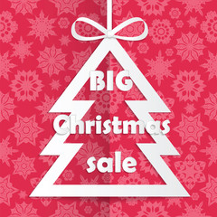 Christmas sale tag