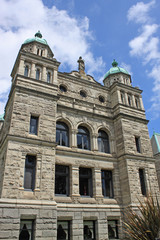 Fototapeta na wymiar British Columbia Parliament Buildings