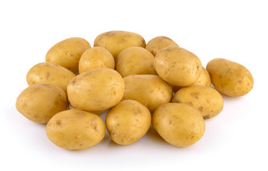  potato isolated on white background