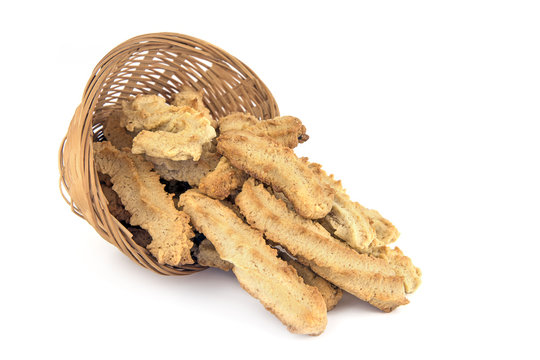 biscuit de No&euml;l sur fond blanc