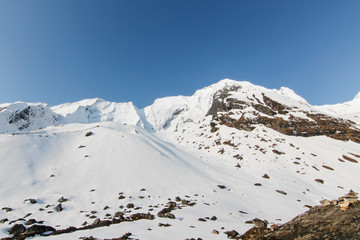 Fototapeta na wymiar Annapurna base camp