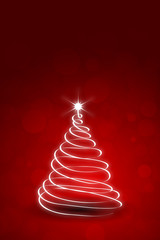 Red Christmas Card Template