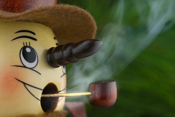 Rauchendes Räuchermännchen