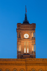 Rotes Rathaus, the town hall of Berlin, Germany