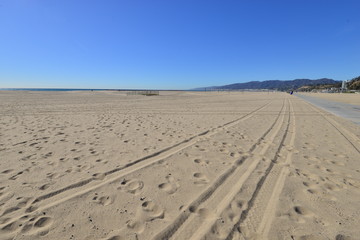 A beach in the Malibu region of Southern California