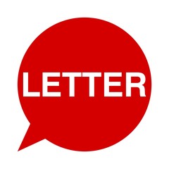 Speech Bubble letter