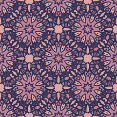 Damask seamless tiles vector design