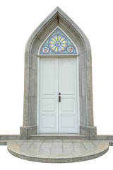 Door with arch isolate