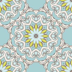 Abstract seamless ornamental vector pattern