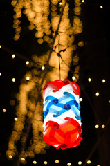 The lighting for the celebrations.