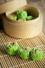 Chinese steamed shrimp dumplings