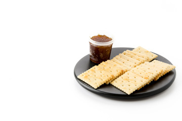 biscuit with pineapple jam