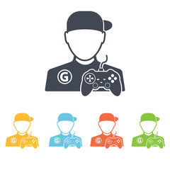 Gamer icon © egorvector