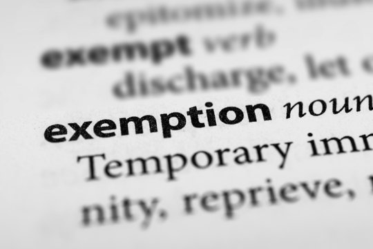 Exemption
