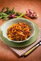 tagliatelle alla bolognese