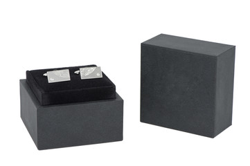 Fototapeta premium Silver cuff links