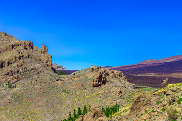 Fototapeta premium Mountains on Tenerife Island in Spain