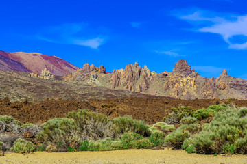 Mountains on Tenerife Island in Spain