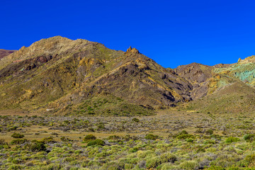 Mountains on Tenerife Island in Spain