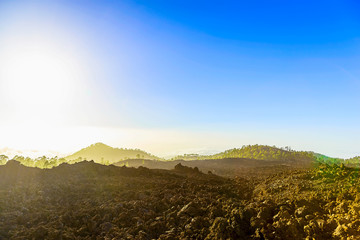 Mountains on Tenerife Island in Spain