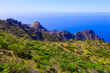 Mountains on Tenerife Island in Spain