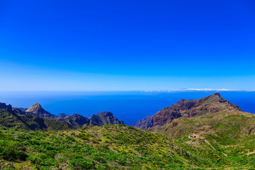 Mountains on Tenerife Island in Spain