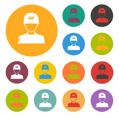 Fototapeta premium Soldier icon