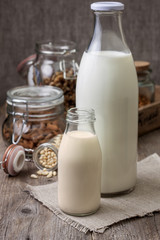 different types of nut milk