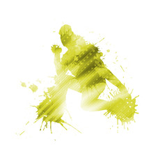 Naklejka premium Dancer silhouette 
