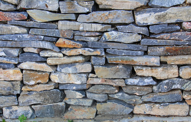 Rock wall.