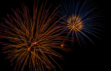 Fototapeta premium Sumida River Firework Festival at Tokyo, Japan